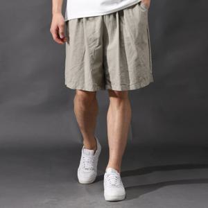 [후앙스] 린넨 벌룬 루즈핏 밴딩 반바지 BDCP5280