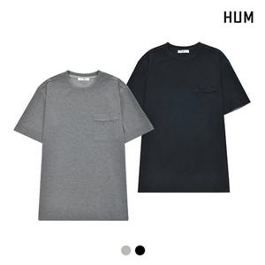 [HUM]남) 분또 포켓 지퍼 티셔츠(H172M028A)
