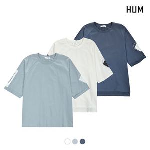 [HUM]여) 나그랑 소매 아트웍 티셔츠(H172W061A)