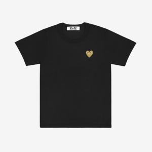 (W)꼼데가르송 골드 와펜 티셔츠 블랙 AZ-T215-051-1/AX-T216-051-1