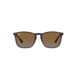 [레이반] 선글라스 RB4187F CHRIS 6593T5 TRANSPARENT BROWN 54