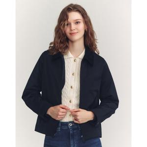 헤지스 여성 24FW 역시즌특가퀼팅 라이너 숏 워크 자켓 블랙 HSJU4C702BK