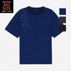 뱅뱅빅사이즈성서 HC04 여름 빅레터링 스판 반팔티 BTK304
