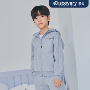[디스커버리 키즈] 키즈 포켓 트레이닝 후드 자켓 (M/GREY)