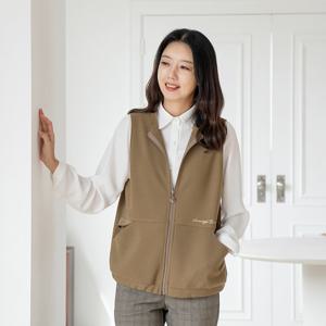 엄마옷 마담4060 듀엘지퍼오픈조끼 40대50대 -ZVE2409003-