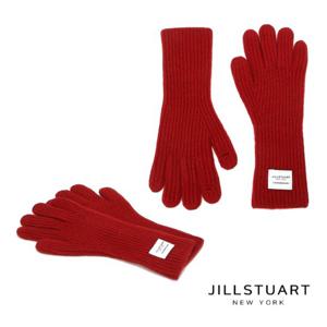 [질스튜어트] 레드 울캐시미어 핑거홀 장갑 JAGV4F320