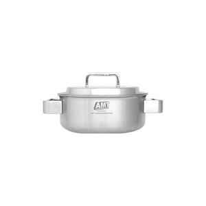 AMT 316Ti 프로 전골 냄비 18cm + 사은품 옵토디자인 오렌지 플라워 트레이 (OP0078)