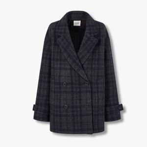 [톰보이]빅 더블 자켓형 체크 코트 9104411944