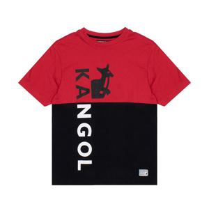캉골 Rbw 컬러블록 반팔티셔츠 K90196 Red Black