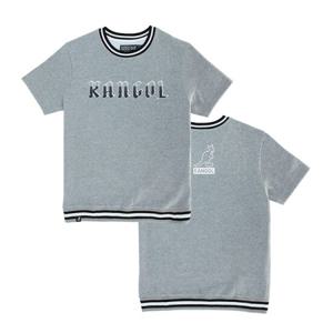 캉골 플리스 바스켓볼 반팔티셔츠 K90229 Grey Mix