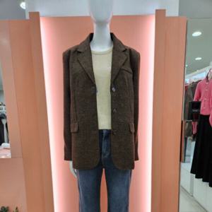[수스]싱글 쓰리버튼  헤링본자켓 S244BJKA22_US