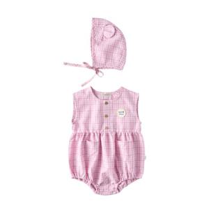 밍크뮤 25년여름신상(PK)베베체크바디슈트3531360403A
