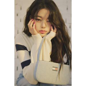타미진스 여성 에센셜 데님 숄더백 T32F1ABG16TWT1