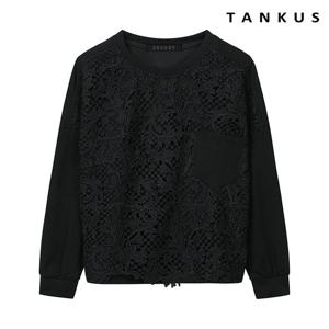 [탱커스]레이스 레이어드 티셔츠 (TX1TS009L0)