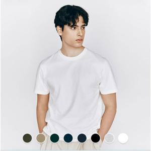 [지오다노]남자 여름 쿨 면100 라운드넥 이너 기본 무지 반팔티 025530