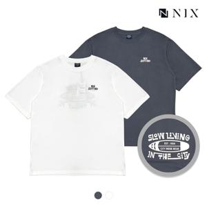 [닉스][NIX]남) SURFING그래픽 오버핏 티셔츠(FNRMCTR182P)