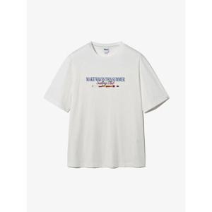 [휠라] FILA 남여공용 세일링 레터링 수피마 반팔티 FS2RSH2118X