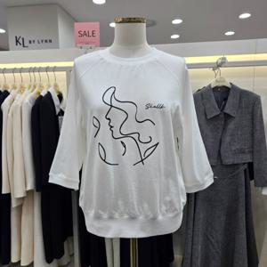 [숲]SBXST26 7부 소매 라그랑티셔츠