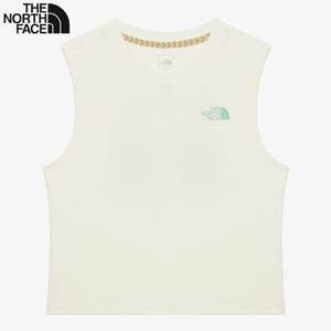 노스페이스 NT7VR00B 남여 에버그린 슬리브리스 나시 티셔츠 KR