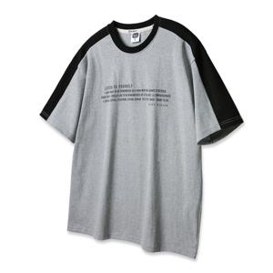 앨빈클로 LTY 숄더 배색 오버핏 반팔티 AST4768 (4 COLOR)
