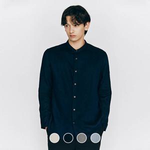 [지오다노/본사] 045517 린넨 헨리넥 셔츠