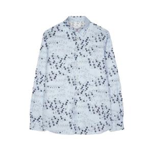 [PAUL SMITH] 남성 셔츠 플라워 레귤러 핏 M2R765XP22315 43 GREYISH BLUE /9