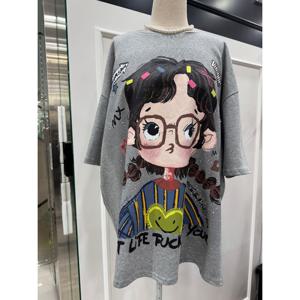 [르니앤맥코이]오버핏 캐릭터 티셔츠MM05TS420