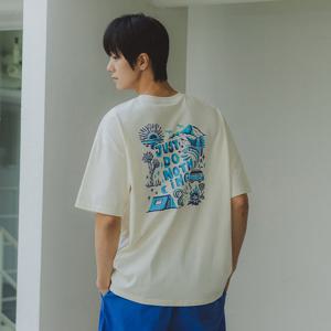 앨빈클로 JUST DO NOTHING 오버핏 반팔티 AST4816 (4 COLOR)