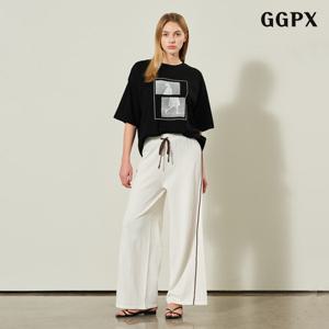 [지지피엑스]투라인 와이드 밴딩 실크 롱 팬츠 (GPBTA004D)