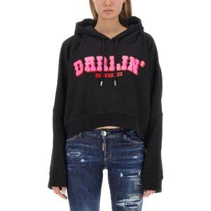 Dsquared2 로고 프린트 드로스트링 후드티 S72GU0442S25516 900 TP942308836
