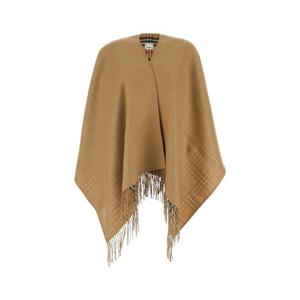 BURBERRY 카멜 울 케이프 8071673 A7026