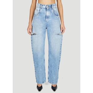 25 FW 메종마르지엘라 여성 찢어진 진 mla0251076blu