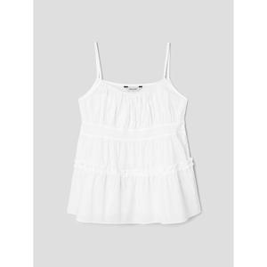 (115665AQ11) [에잇세컨즈] 슬리브리스 레이어드 탑  화이트