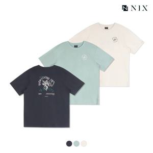 [닉스][NIX]유니) 20S싱글 - LIVING 그래픽 티셔츠(FNRMCTR786P)