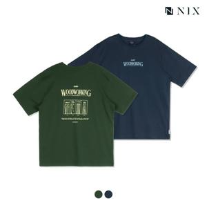 [닉스][NIX]유니) 20S싱글 - WOOD 그래픽 티셔츠(FNRMCTR785P)