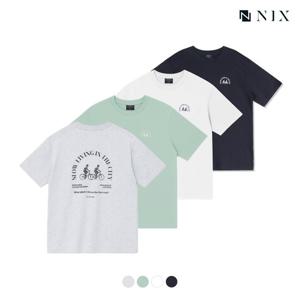 [닉스][NIX]유니) 20S싱글 - BICYLE 그래픽 티셔츠(FNRMCTR781P)