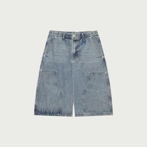 행텐 HC04 밴딩 더블 카펜터 버뮤다 데님 10520-056-4
