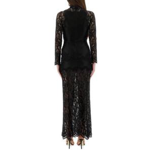 파코라반 롱 원피스 25PJRO043PA0170 P001 BLACK