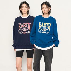 [제너럴아이디어]UNISEX 어스 루즈핏 맨투맨 [3COL] / SBE1U0201