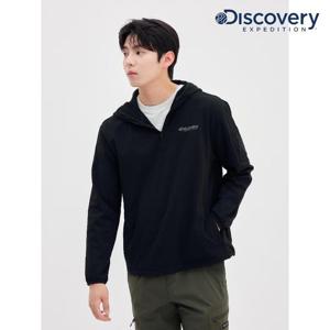 디스커버리 (DMHD37051_BKS) 남성 기능성 소재 반집업 후드티셔츠 DXNW