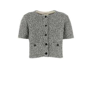 TORY BURCH Two tone stretch tweed cardigan 170829 002