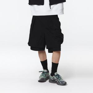 [OFFROAD] 유니 스탠드 칼라 VEST 셋업 팬츠 (블랙)_5LD1713