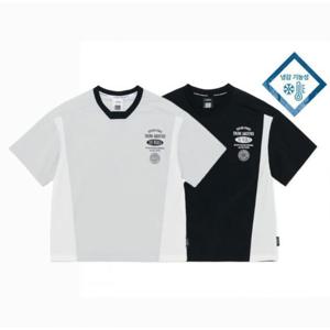 내셔널지오그래픽키즈  (K252UTS140) 프로즌 쿨웨이브 컬러블럭 우븐 반팔 티셔츠