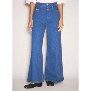 25 FW 마르니 여성 로고 패치 진 mni0257014blu