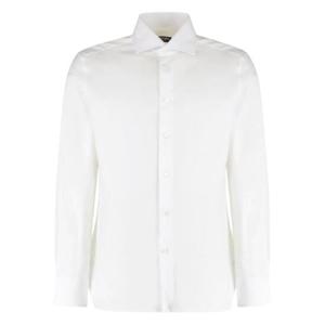 25 FW Zegna rounded hem cotton shirt 9MS0BACT1031 TP440249522
