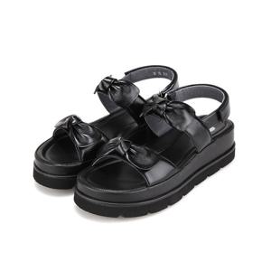 [바바라]바바라 양가죽 리본장식 여성샌들 1.5cm_BBI350