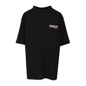 발렌시아가 오버사이즈 로고 프린트 티셔츠 764235TKVJ1 1070