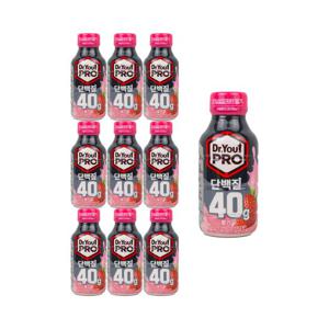 오리온 닥터유 프로 단백질 드링크 40g 딸기 350ml x 10개
