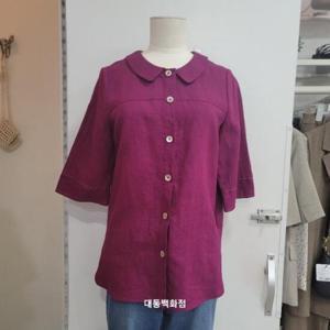 올리비아하슬러 DP01 둥근카라 블라우스 OHEMBL110