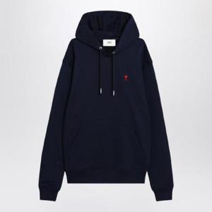 AMI PARIS Night blue Ami De Coeur hoodie BFUSW235U730RAMI-430